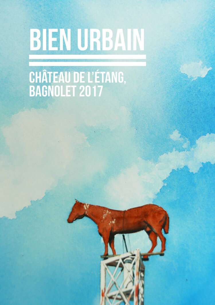 Affiche de l’exposition « MANO & CO : Bien Urbain », château de l’Étang, Bagnolet