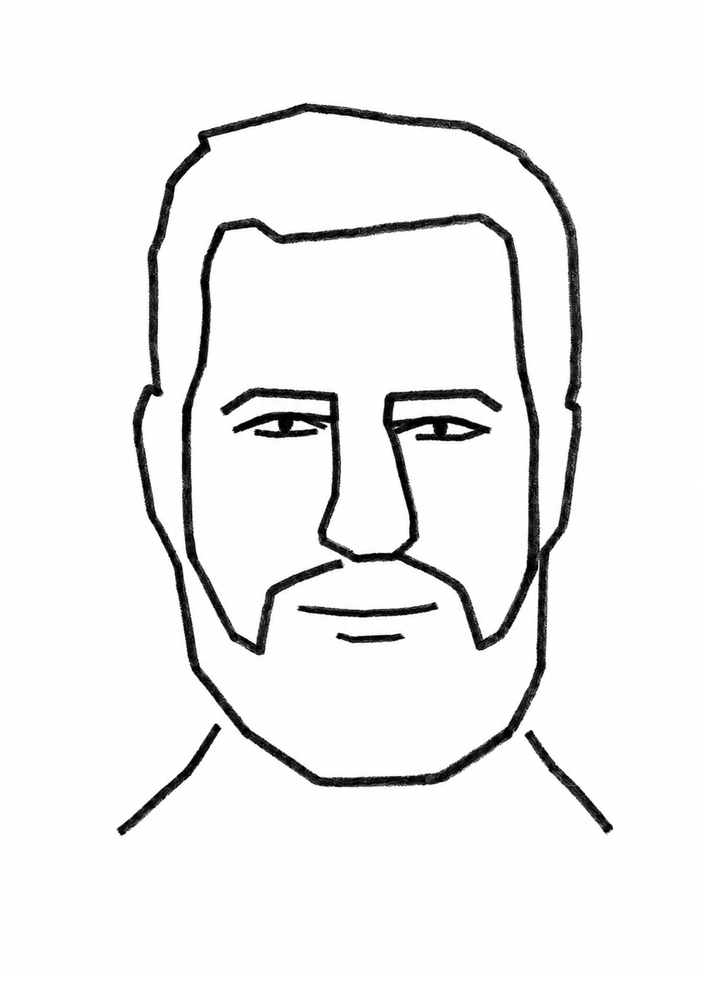 Portrait dessine de Benjamin Loiseau