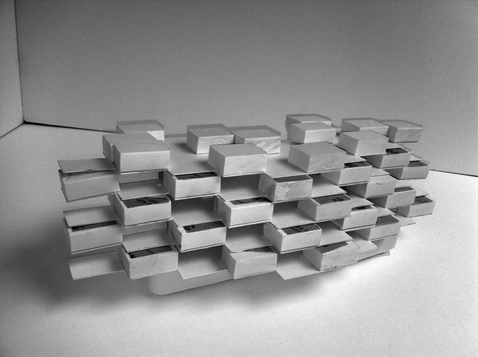 Maquette de la cité coopérative à Marseille