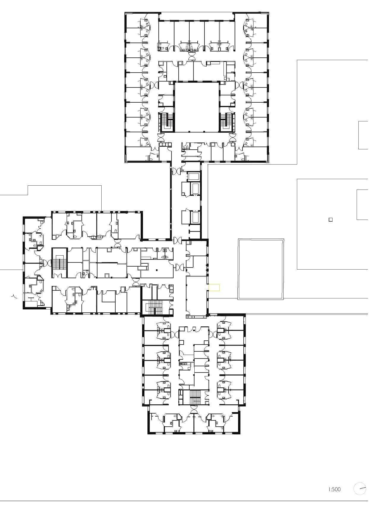 Plan de niveau du Grand Hôpital de l’Est francilien