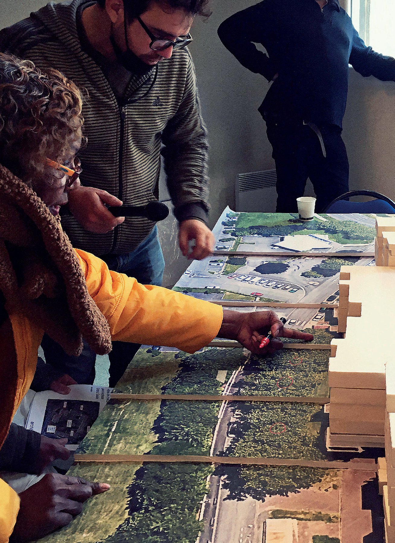 Atelier de maquette avec les habitants, Grand’Goule à Poitiers