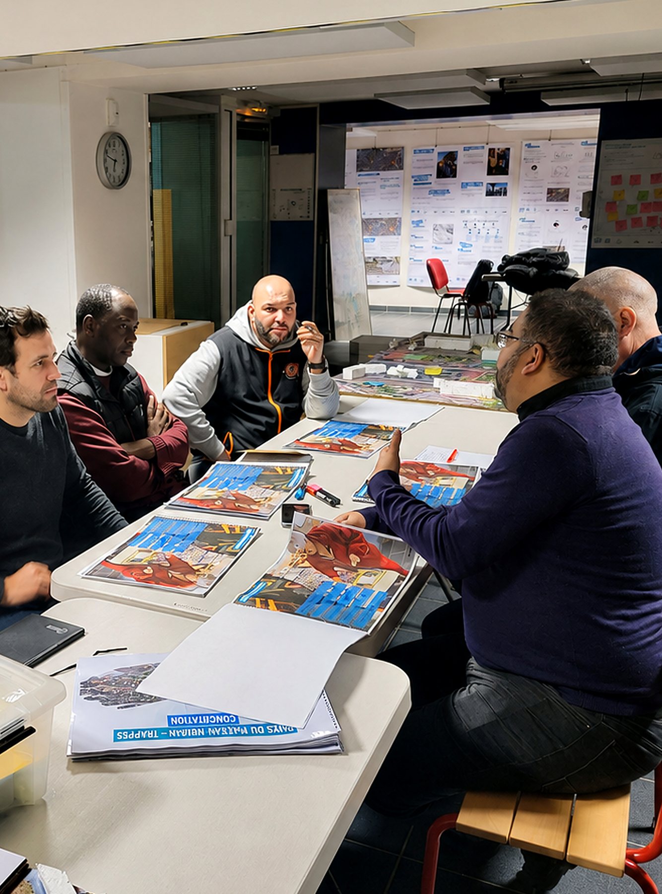 Atelier d’acteurs-chercheurs autour de la table, concertation du plateau urbain de Trappes